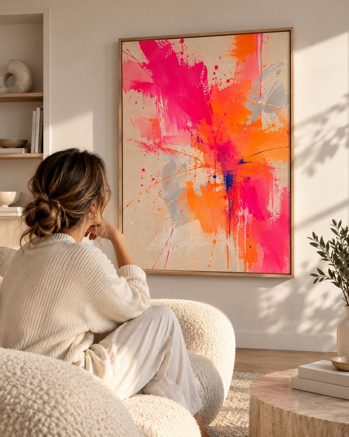 ELECTRIC BLOOM auf Leinwand