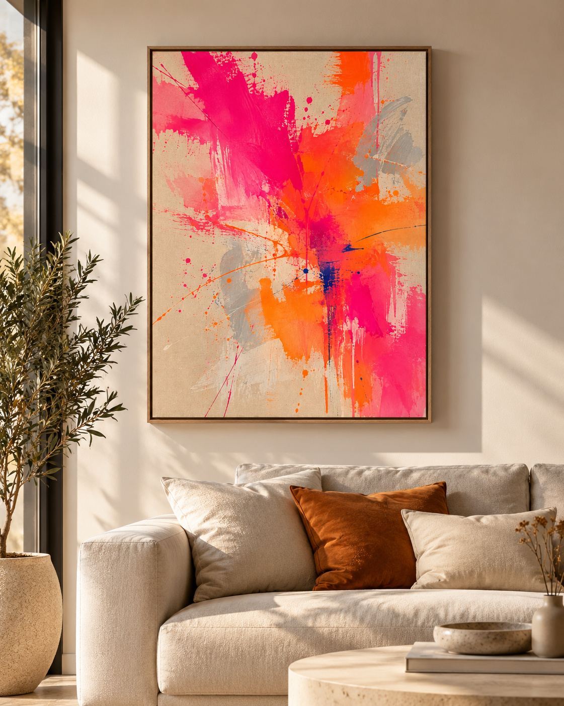 ELECTRIC BLOOM auf Leinwand