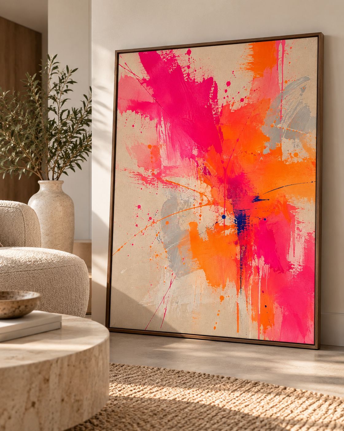 ELECTRIC BLOOM auf Leinwand