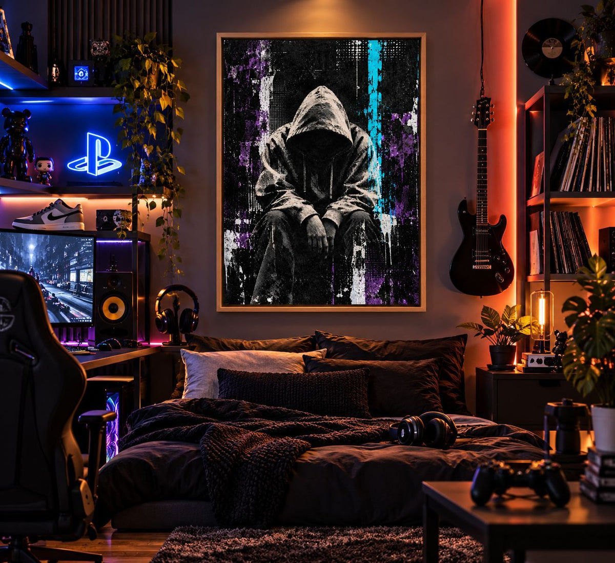 ZERO LIGHT auf Leinwand