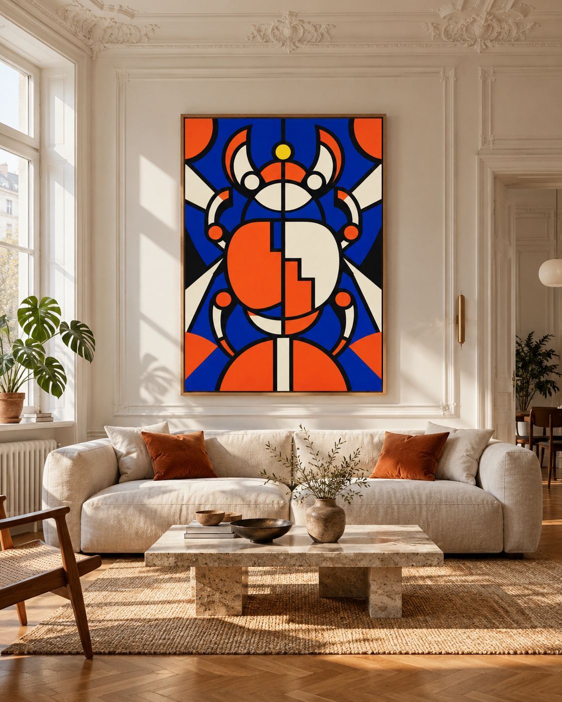 ELECTRIC TOTEM auf Leinwand