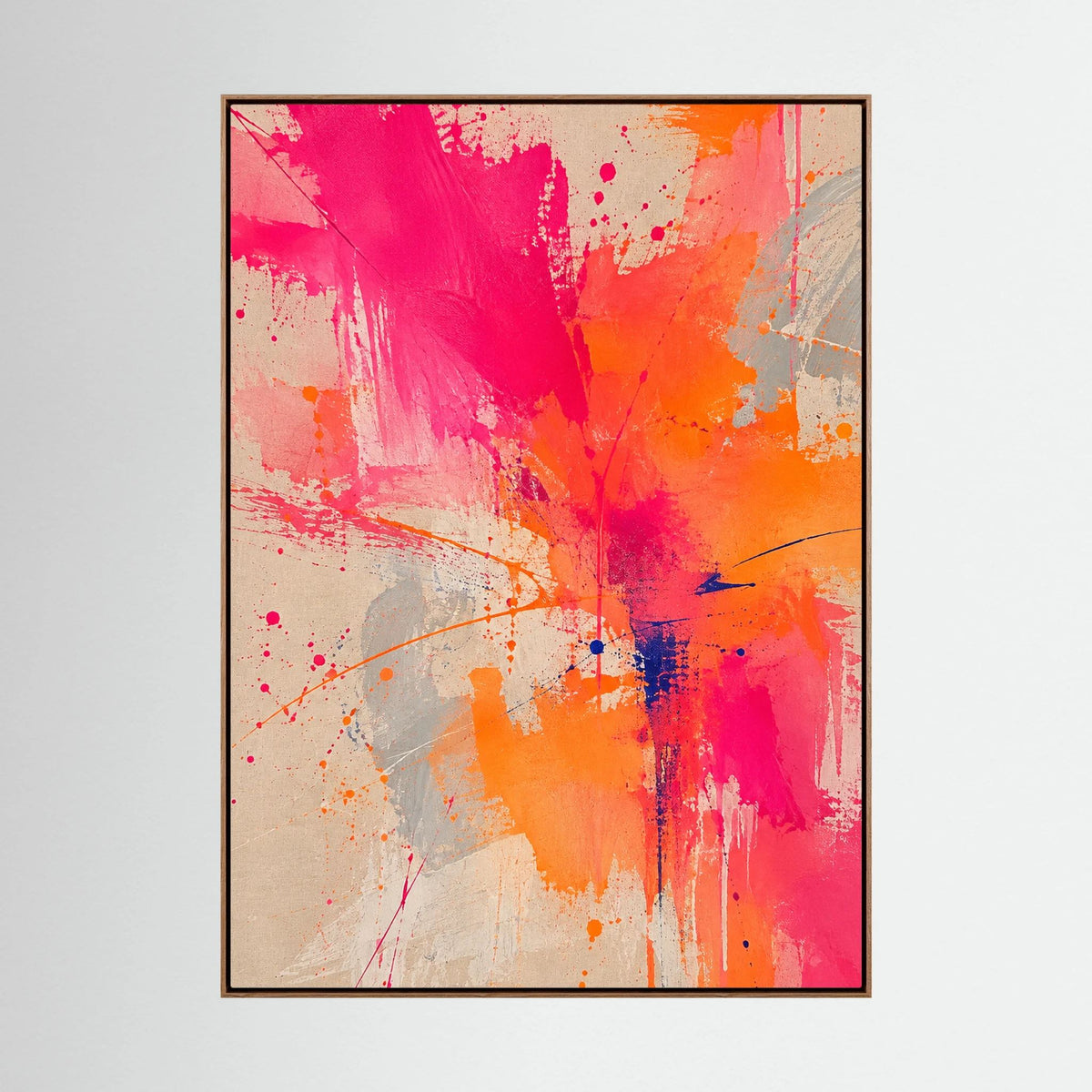 ELECTRIC BLOOM auf Leinwand