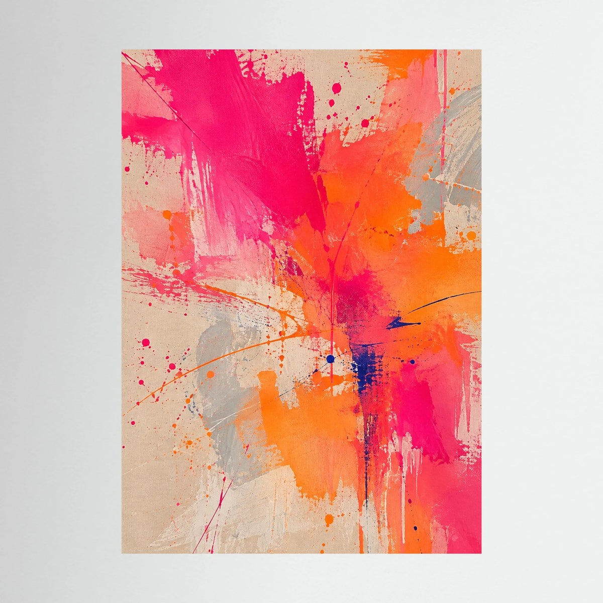 ELECTRIC BLOOM auf Leinwand